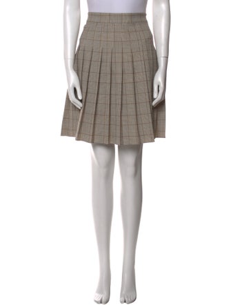 Co. Plaid Print Knee-Length Skirt