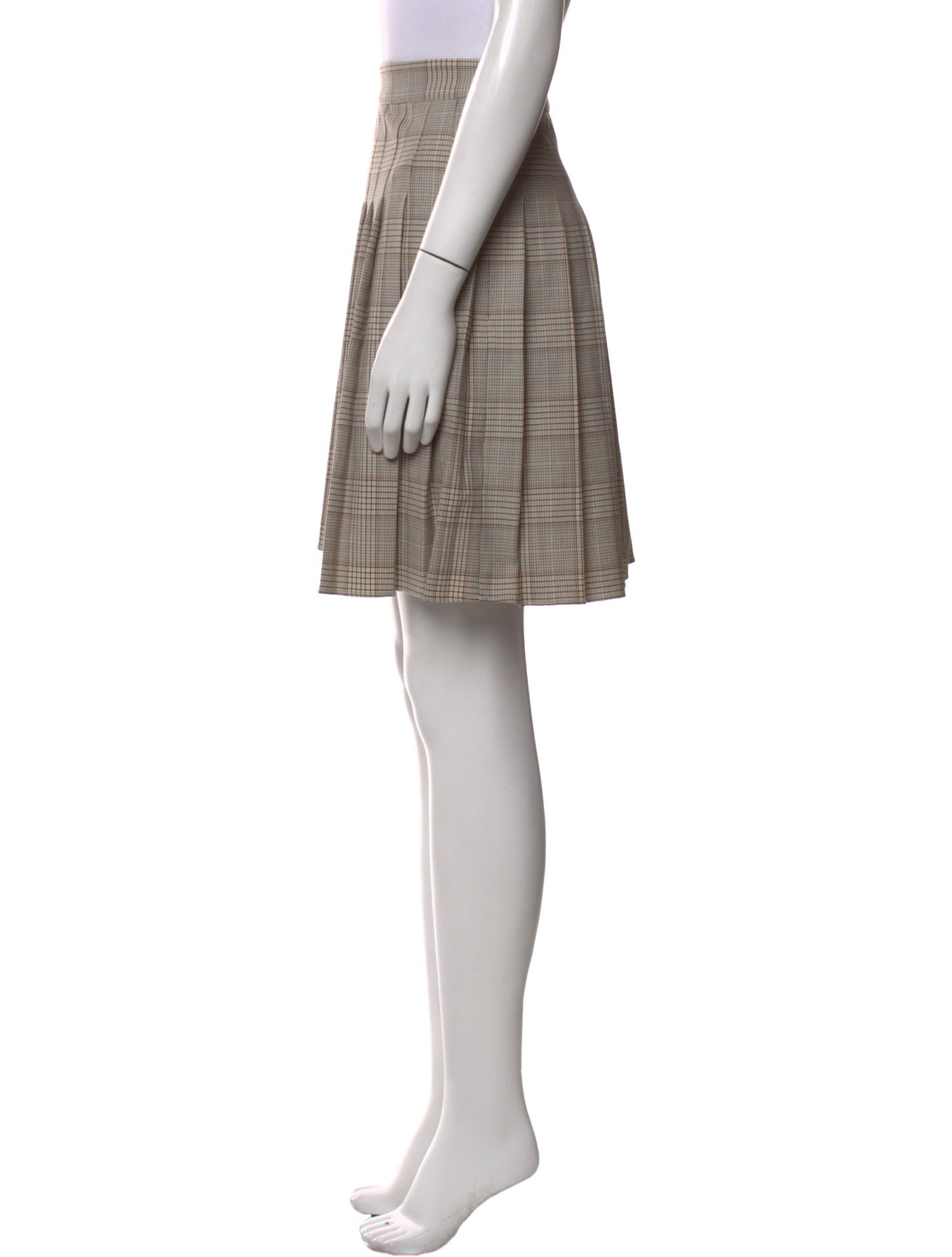 Co. Plaid Print Knee-Length Skirt