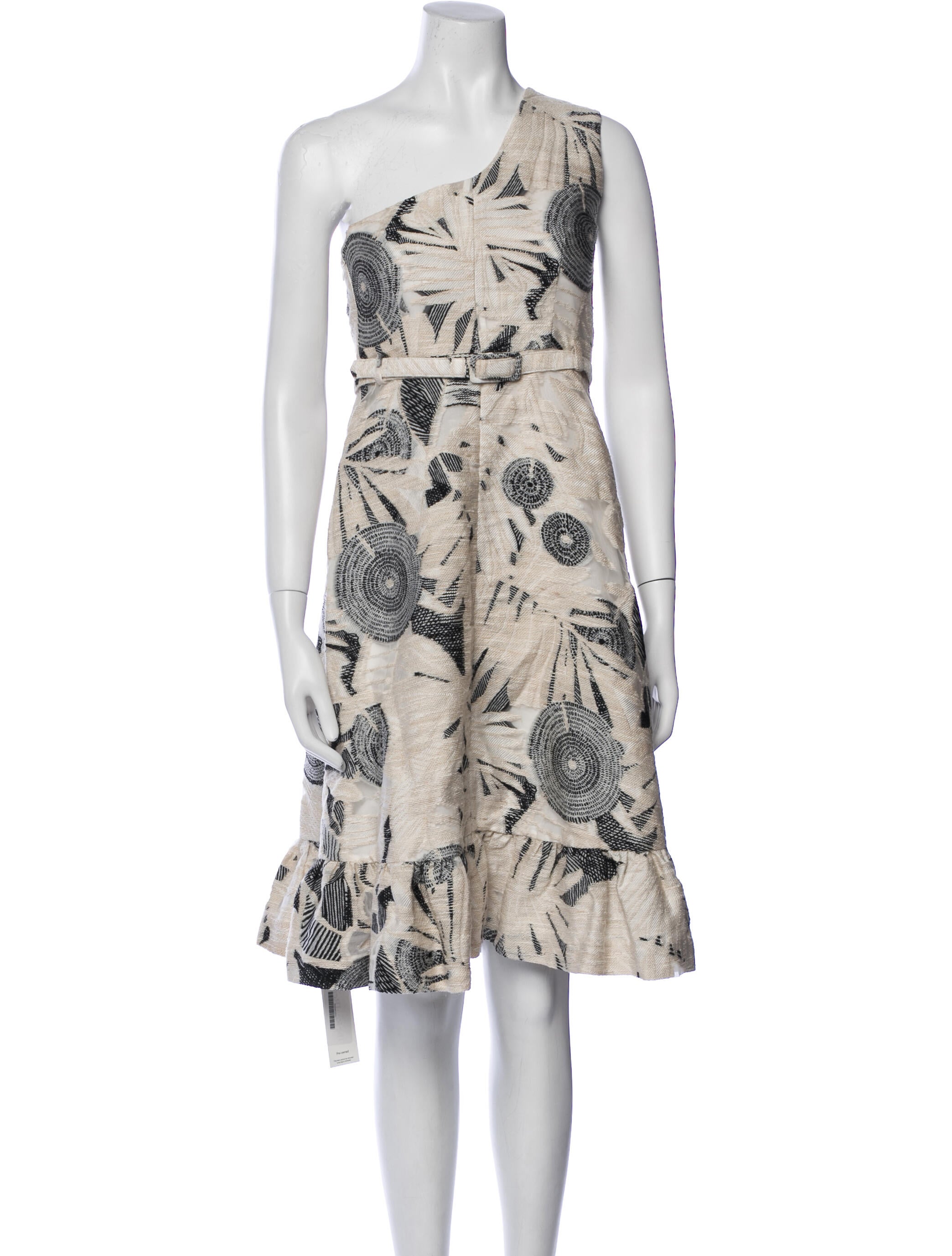 Co. Printed Knee-Length Dress