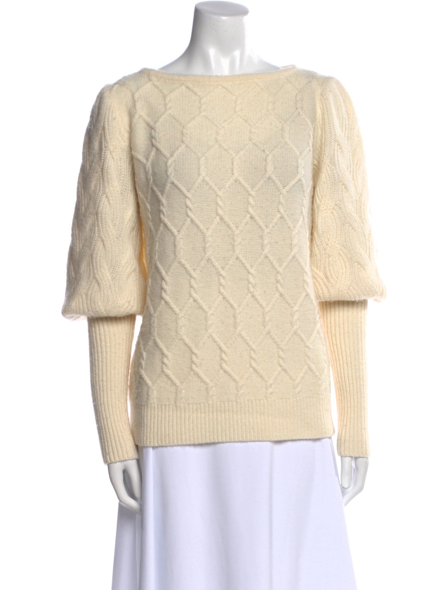 Co. Colorblock Pattern Bateau Neckline Sweater