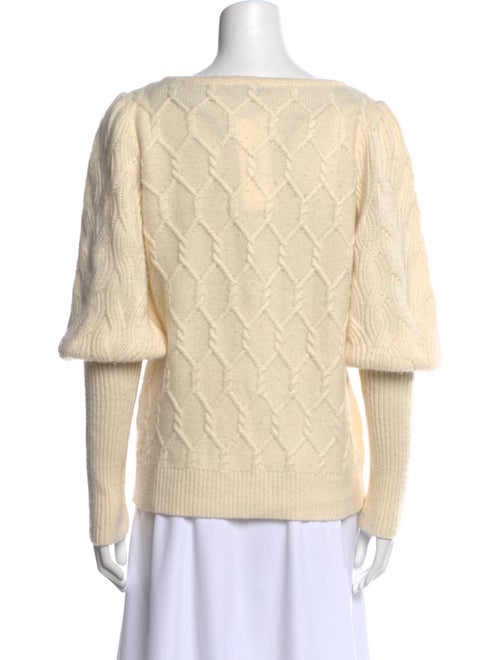 Co. Colorblock Pattern Bateau Neckline Sweater