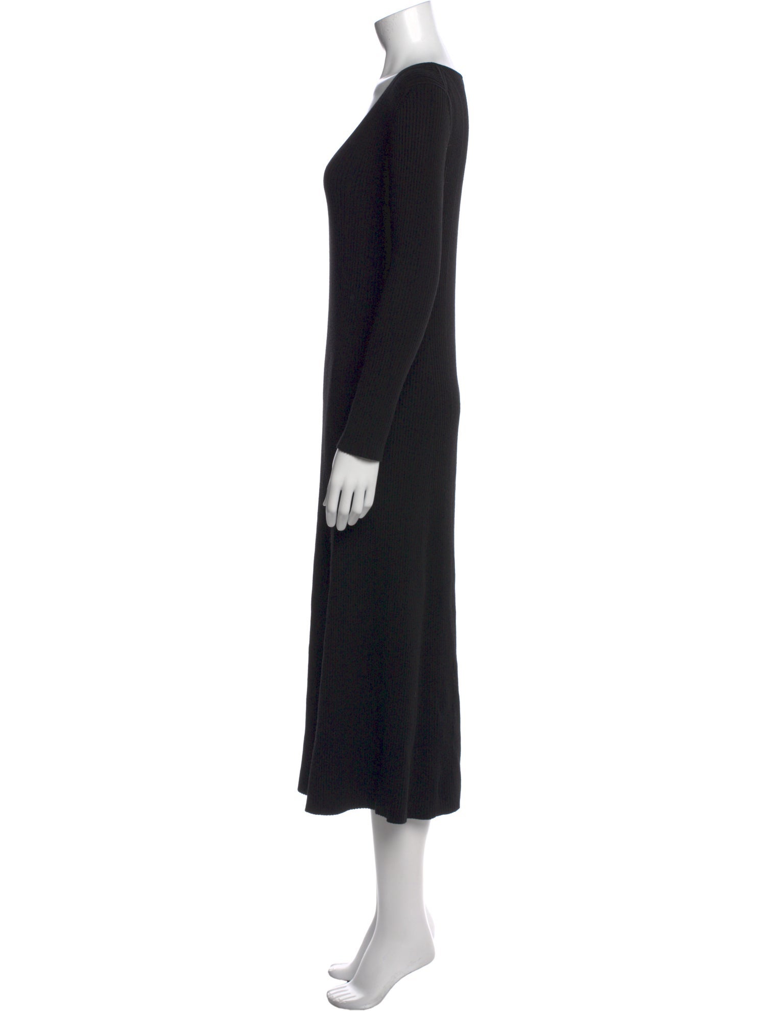 Co. V-Neck Midi Length Dress