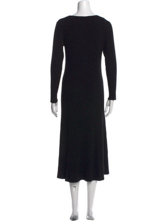 Co. V-Neck Midi Length Dress