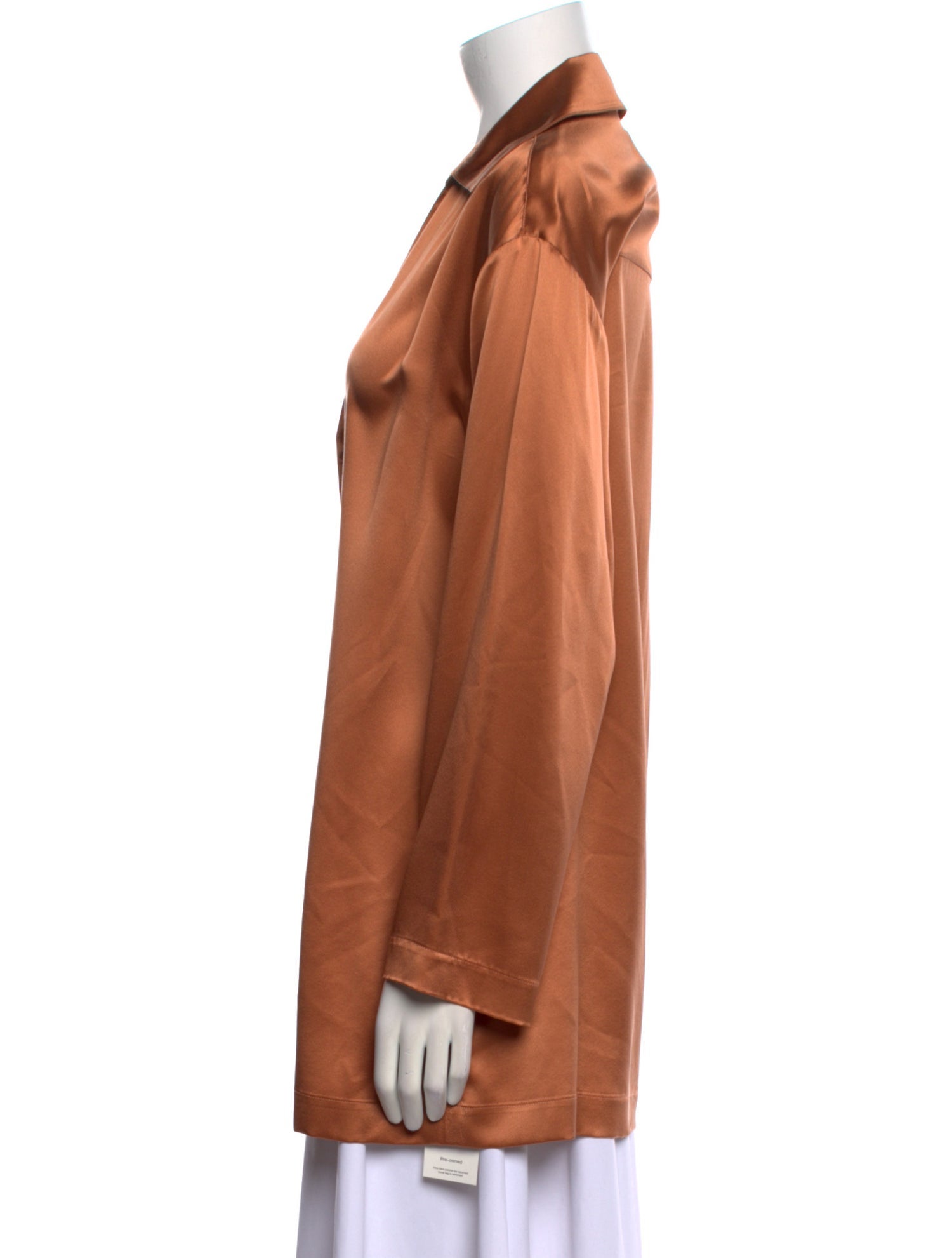 Co. Silk Long Sleeve Tunic