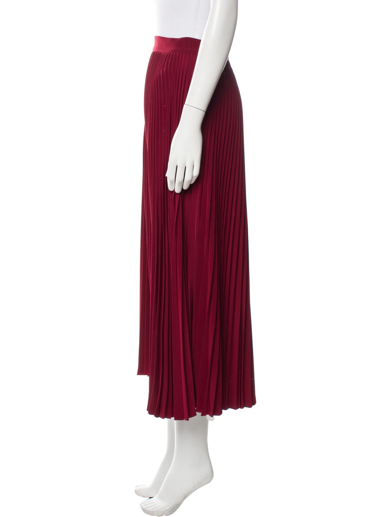 Co. Ruffle Embellishment Midi Length Skirt