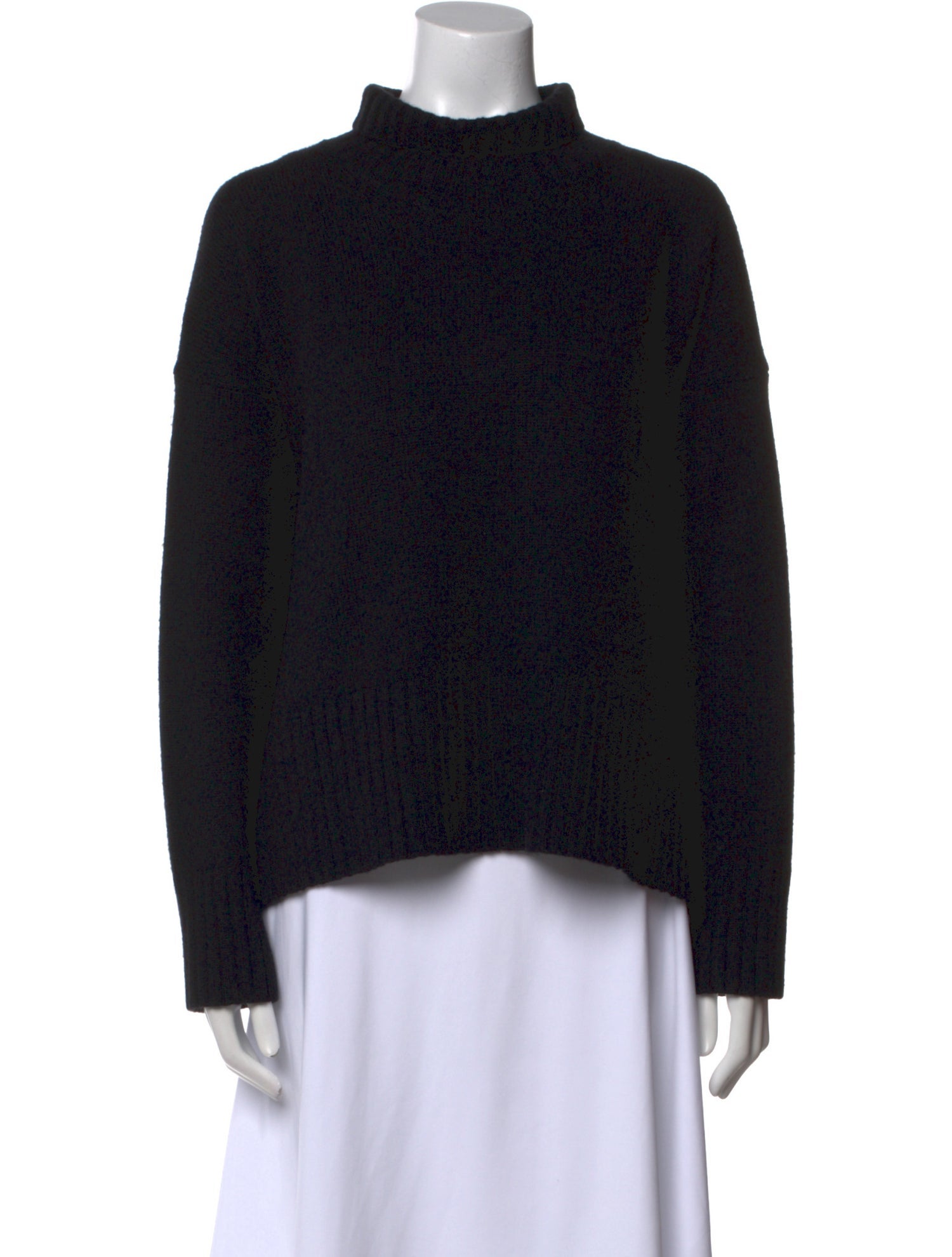 Co. Wool Mock Neck Sweater