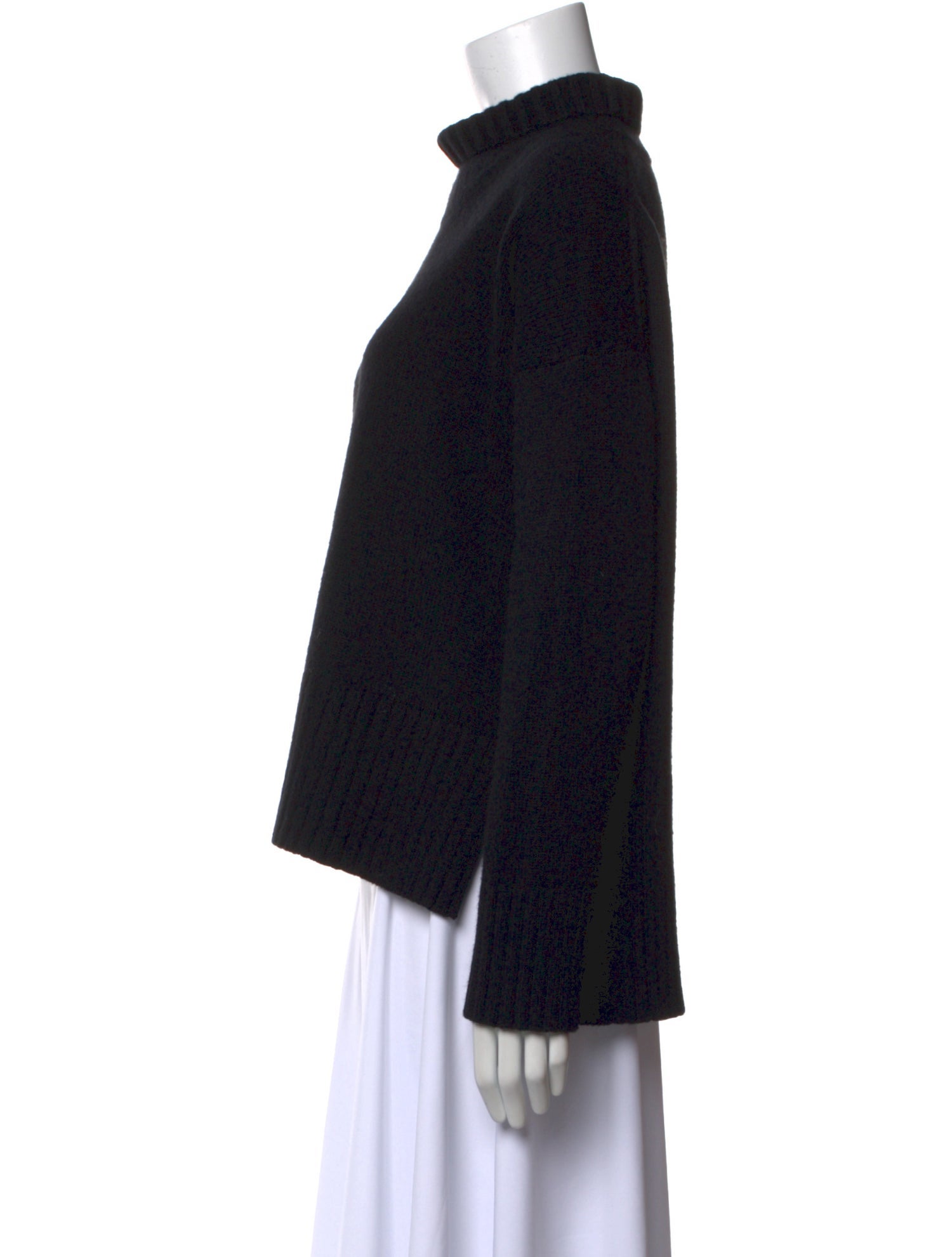 Co. Wool Mock Neck Sweater