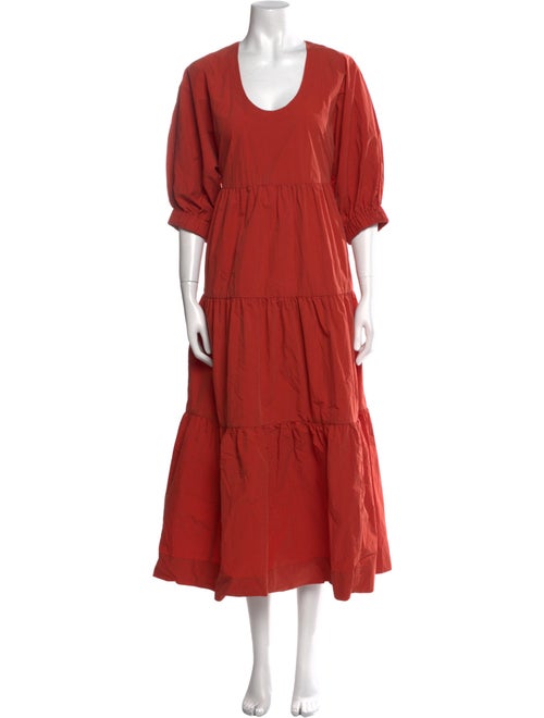 Co. Scoop Neck Midi Length Dress