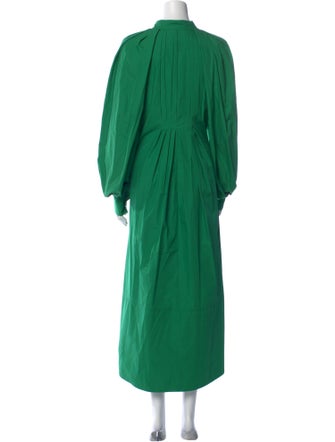 Co. V-Neck Midi Length Dress