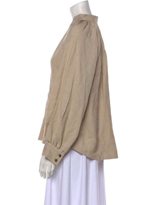 Co. V-Neck Long Sleeve Blouse