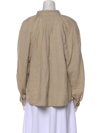 Co. V-Neck Long Sleeve Blouse