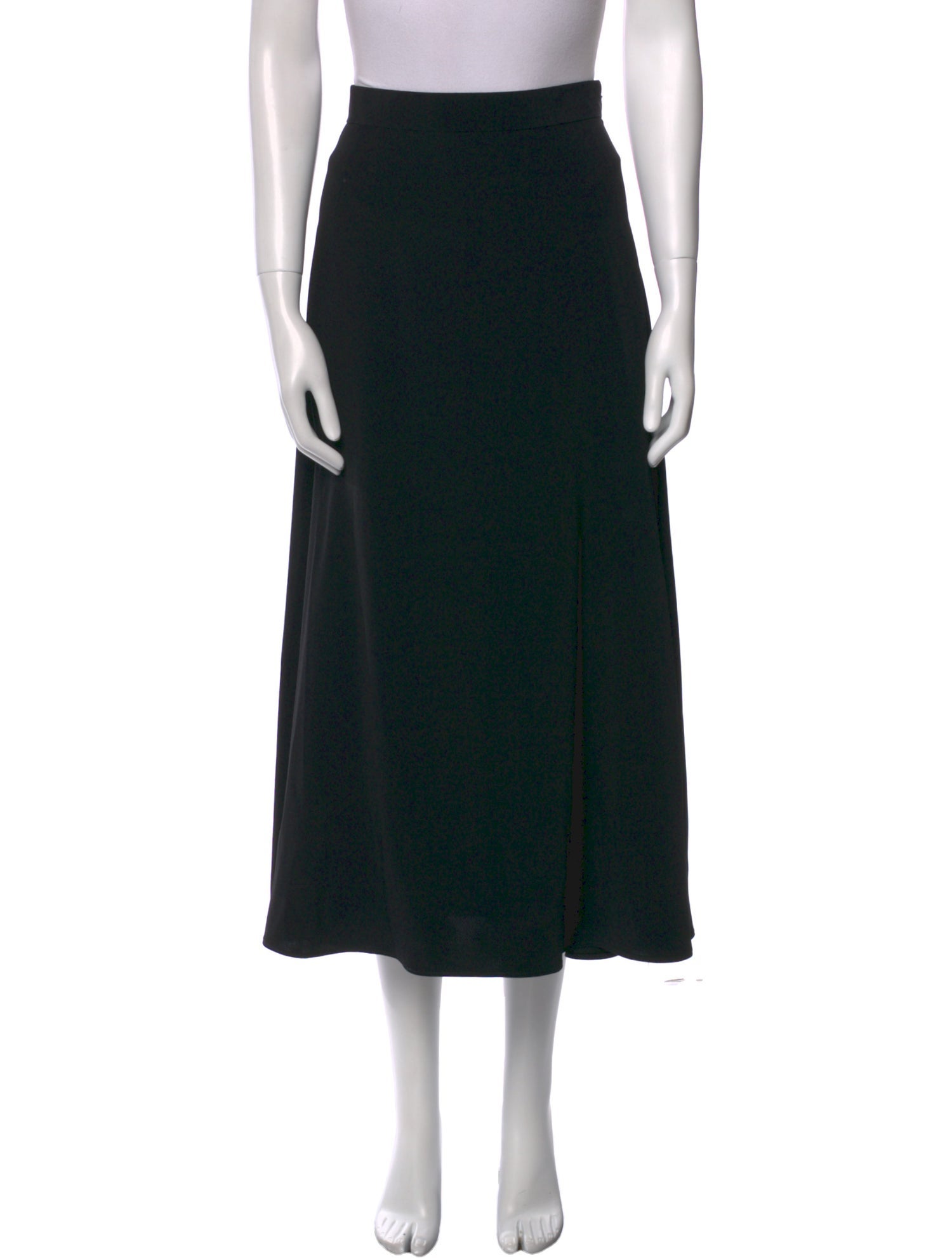 Co. Ruffle Embellishment Midi Length Skirt