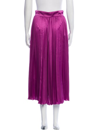 Co. Pleated Accents Midi Length Skirt