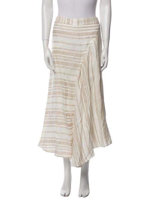 Co. Linen Midi Length Skirt