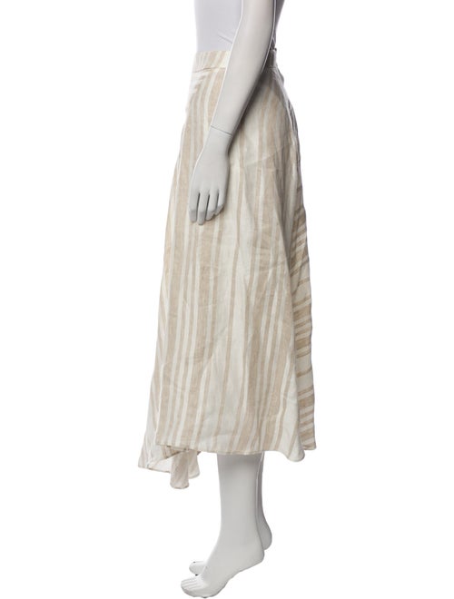Co. Linen Midi Length Skirt