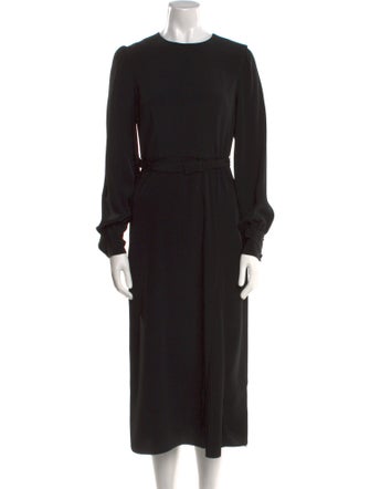 Co. Crew Neck Midi Length Dress