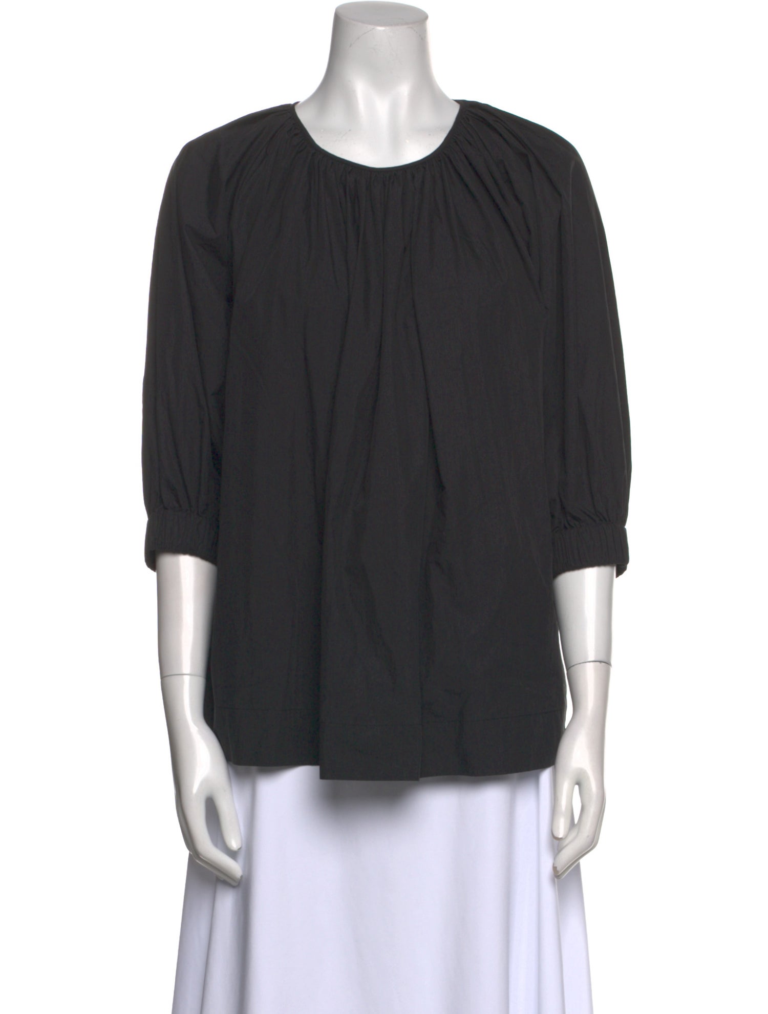 Co. Scoop Neck Three-Quarter Sleeve Blouse