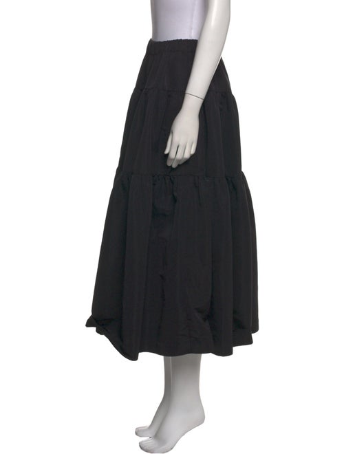 Co. Ruffle Embellishment Midi Length Skirt