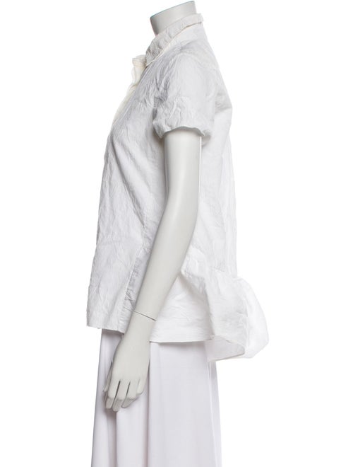 Co. Short Sleeve Button-Up Top