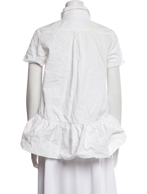 Co. Short Sleeve Button-Up Top