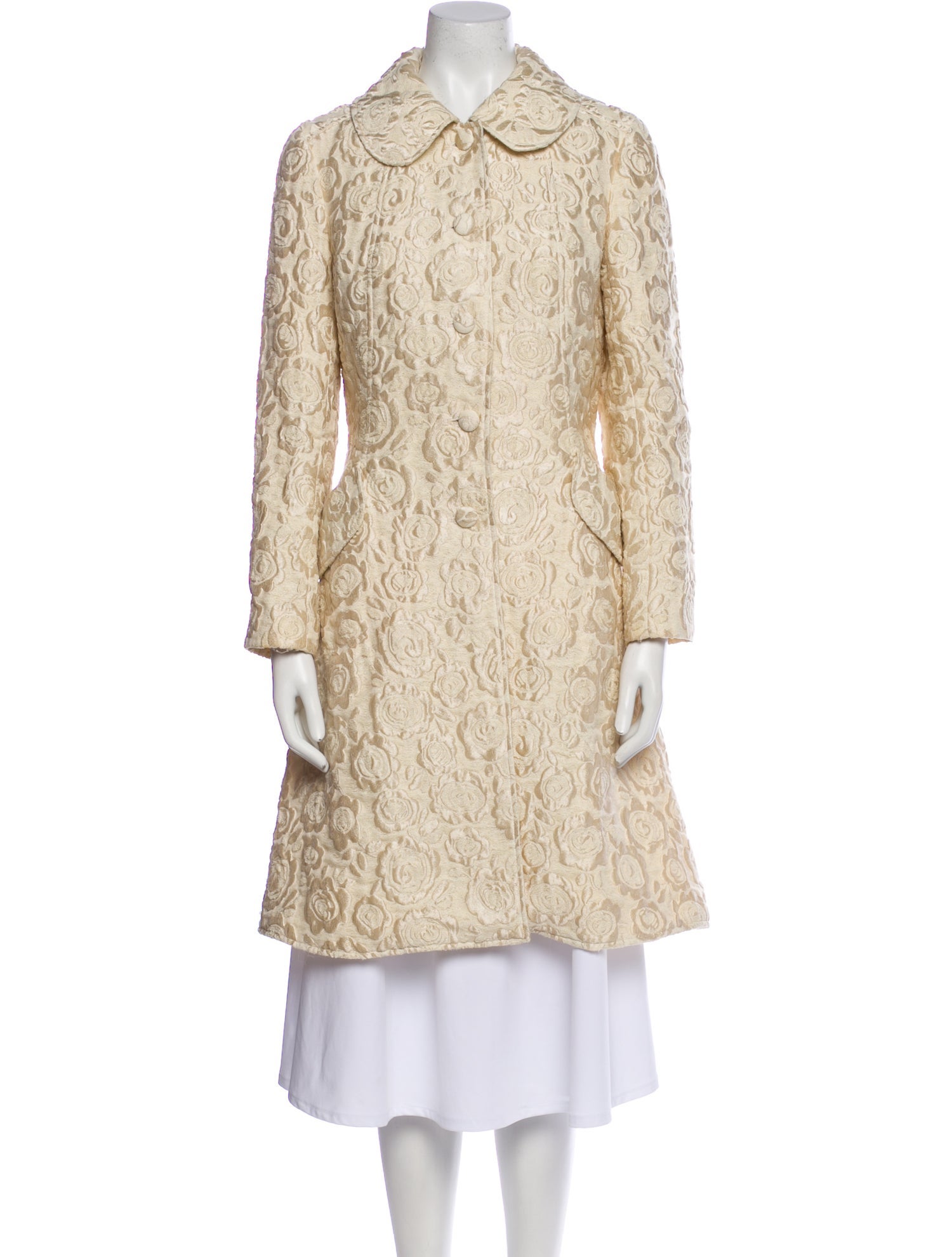 Co. Floral Print Peacoat