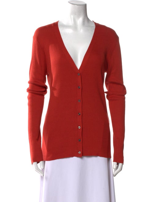 Co. Silk V-Neck Sweater