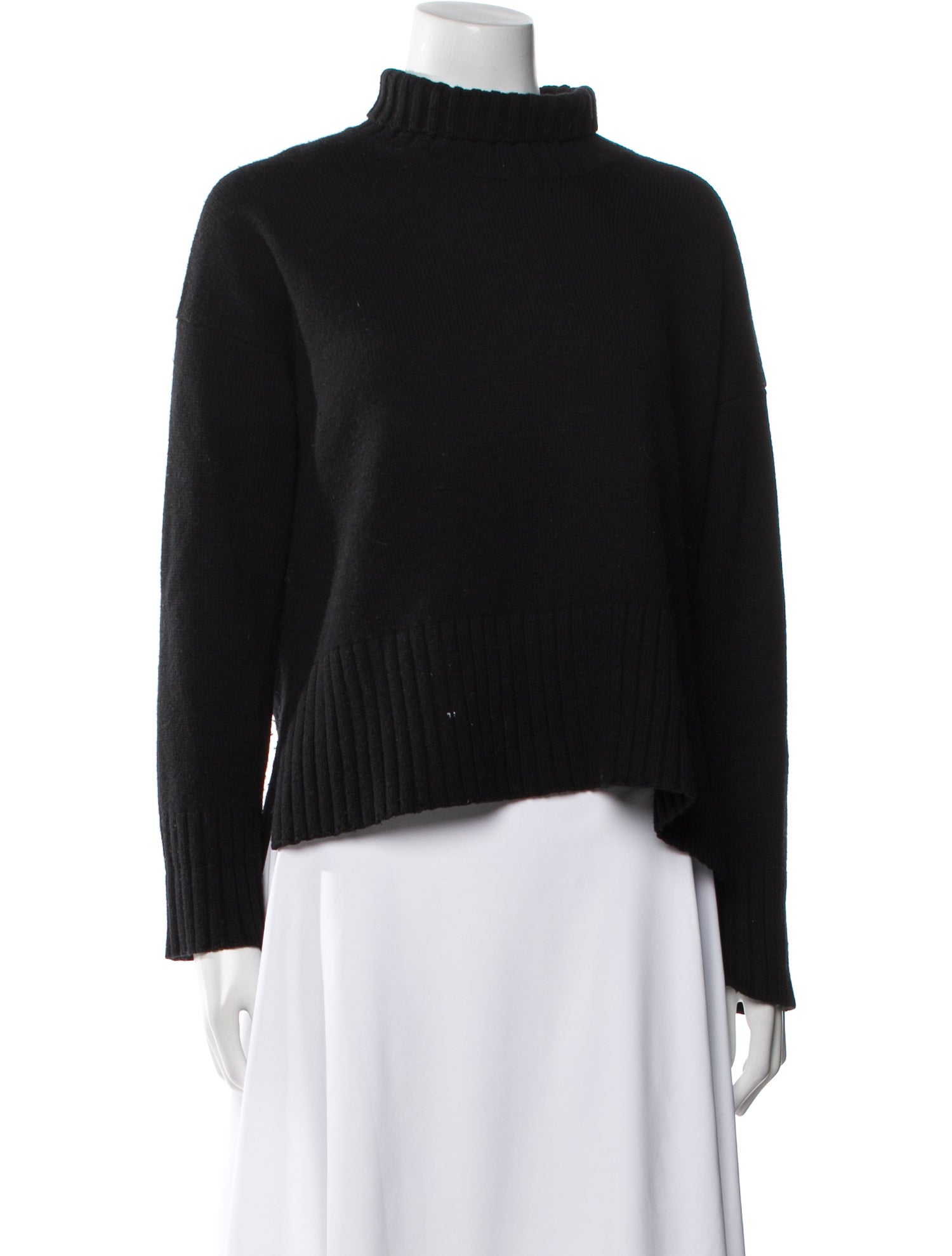 Co. Wool Mock Neck Sweater