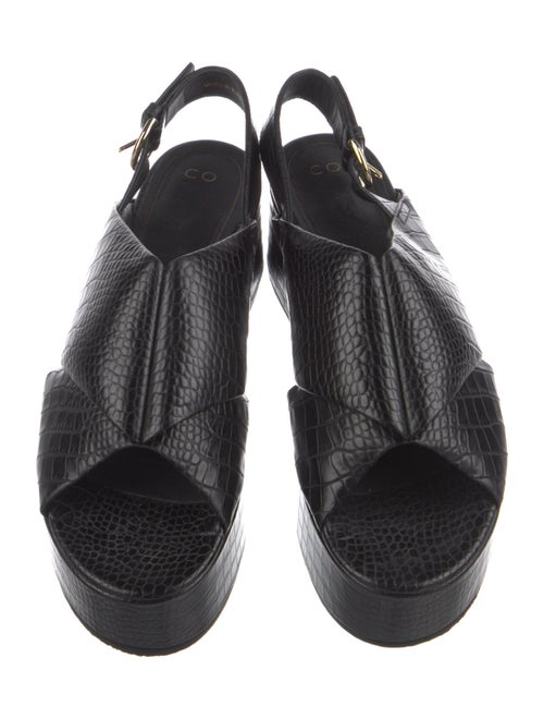 Co. Leather Slingback Sandals