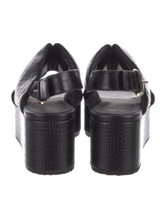 Co. Leather Slingback Sandals