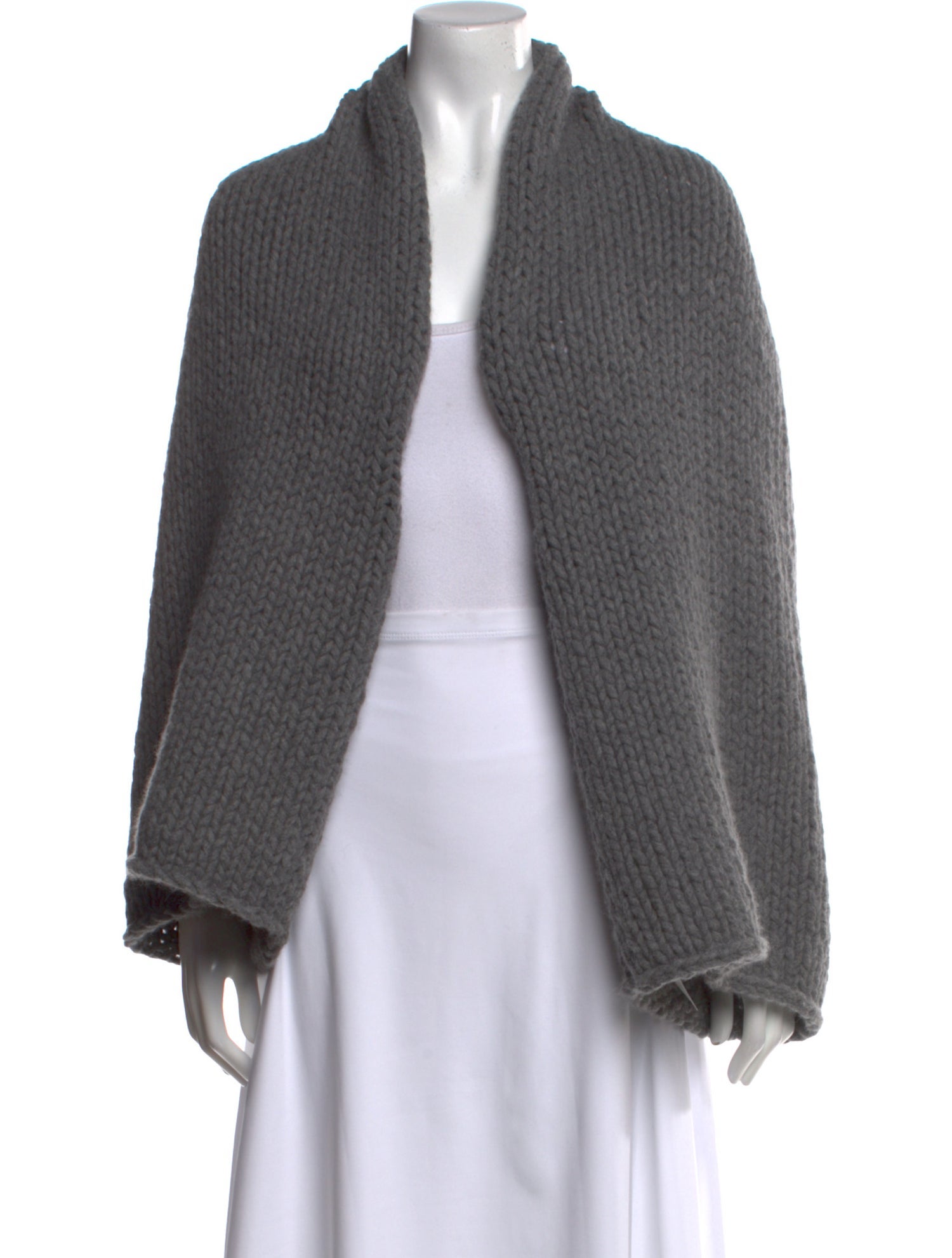 Co. Wool Open Front Sweater