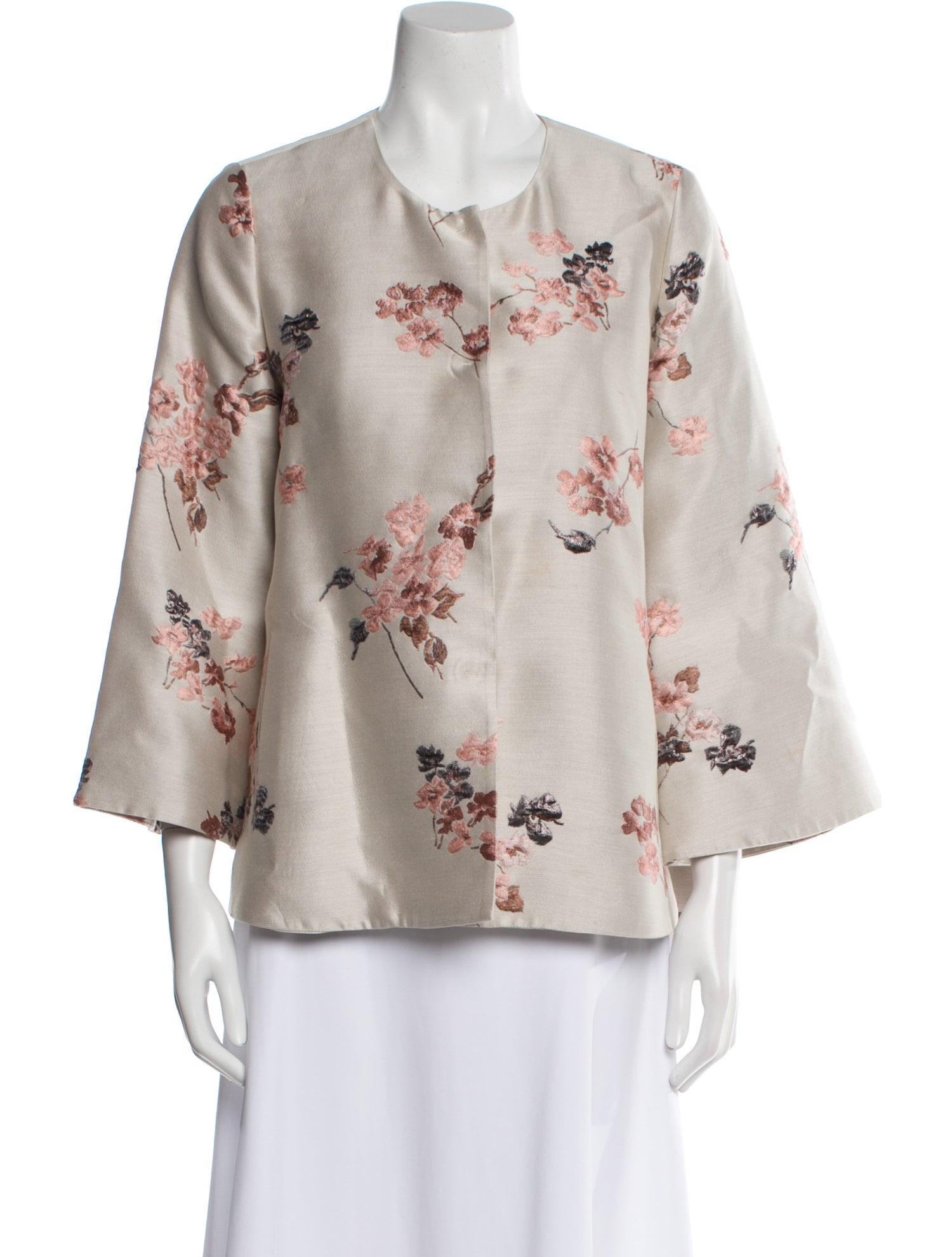 Co. Floral Print Evening Jacket