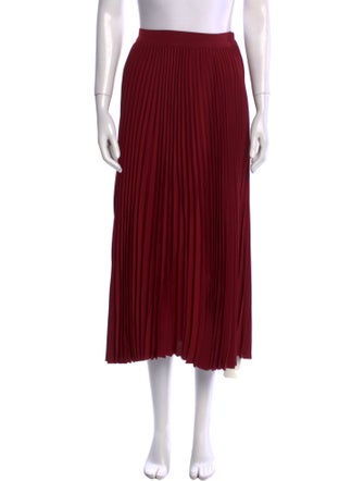 Co. Ruffle Embellishment Midi Length Skirt