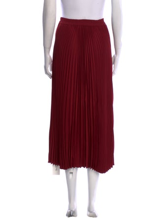 Co. Ruffle Embellishment Midi Length Skirt