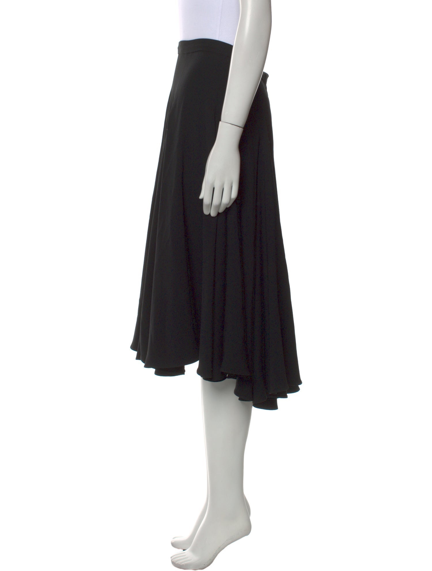 Co. Pleated Accents Knee-Length Skirt