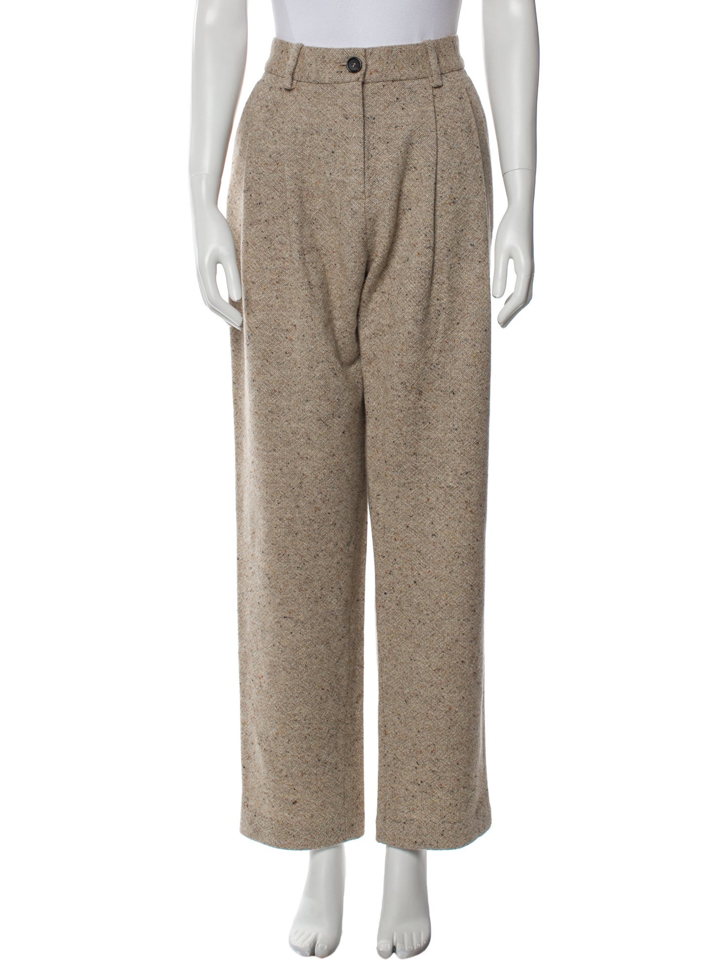 Co. Virgin Wool Straight Leg Pants