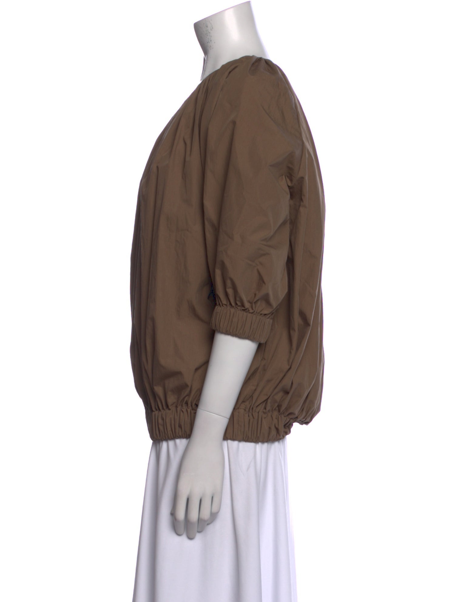 Co. Scoop Neck Three-Quarter Sleeve Blouse