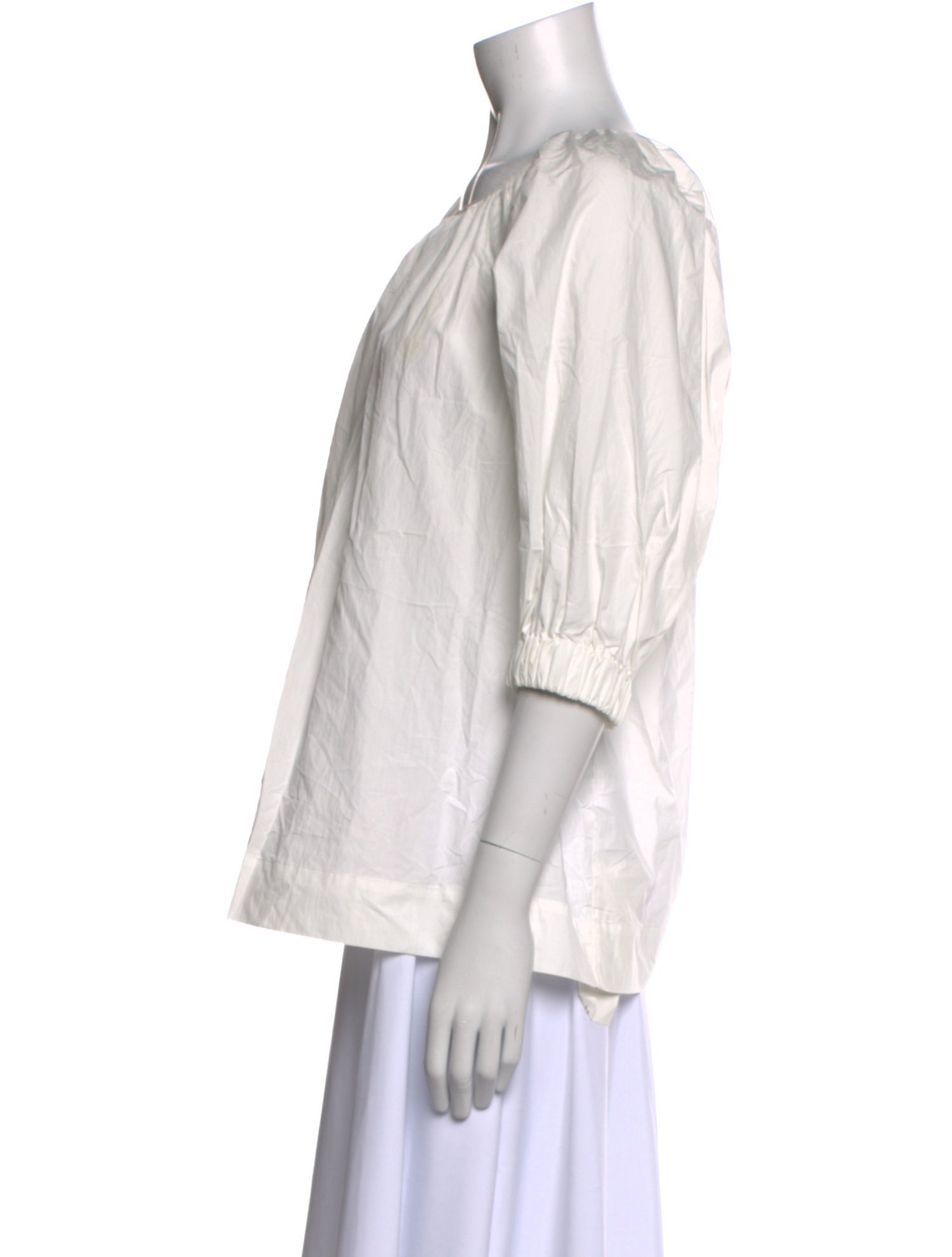 Co. Scoop Neck Three-Quarter Sleeve Blouse