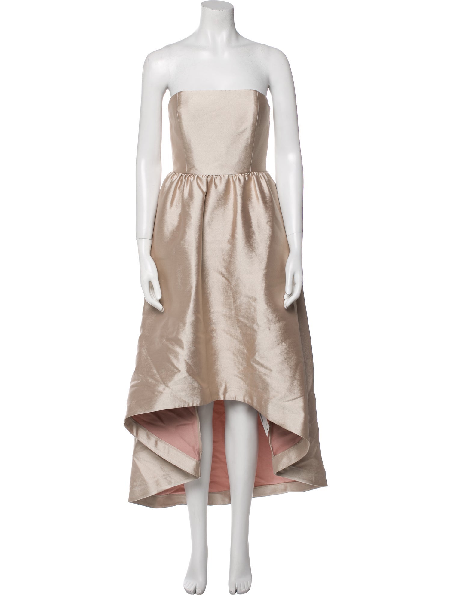 Co. Strapless Midi Length Dress