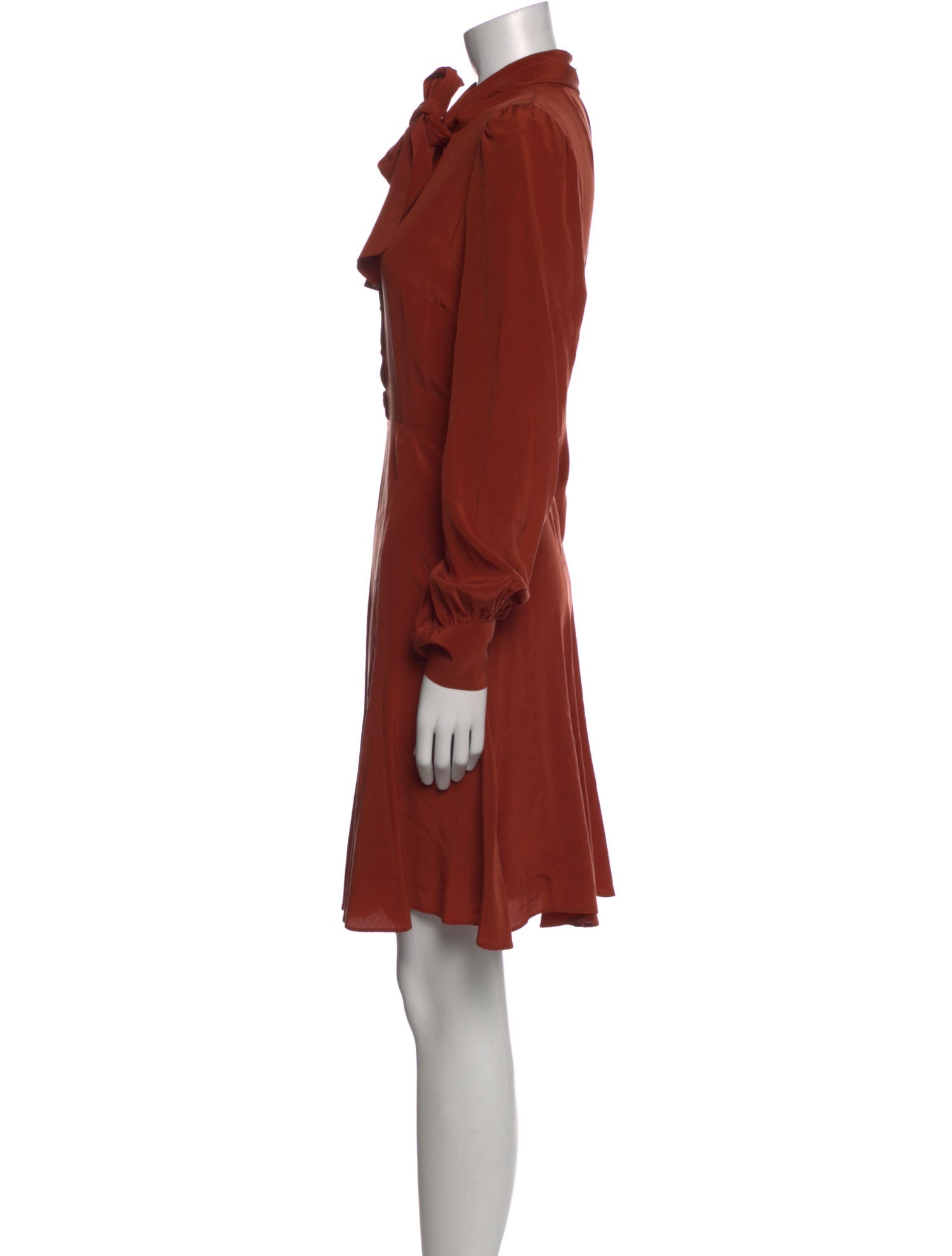 Co. Silk Knee-Length Dress