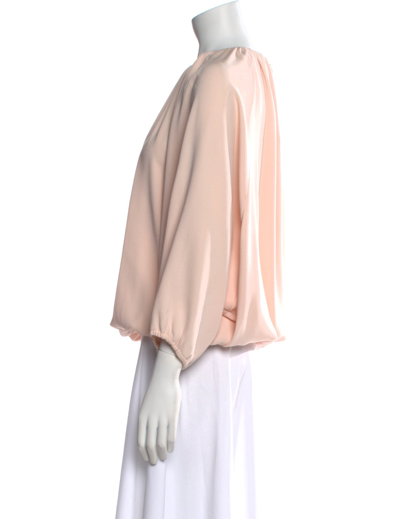 Co. Bateau Neckline Three-Quarter Sleeve Blouse