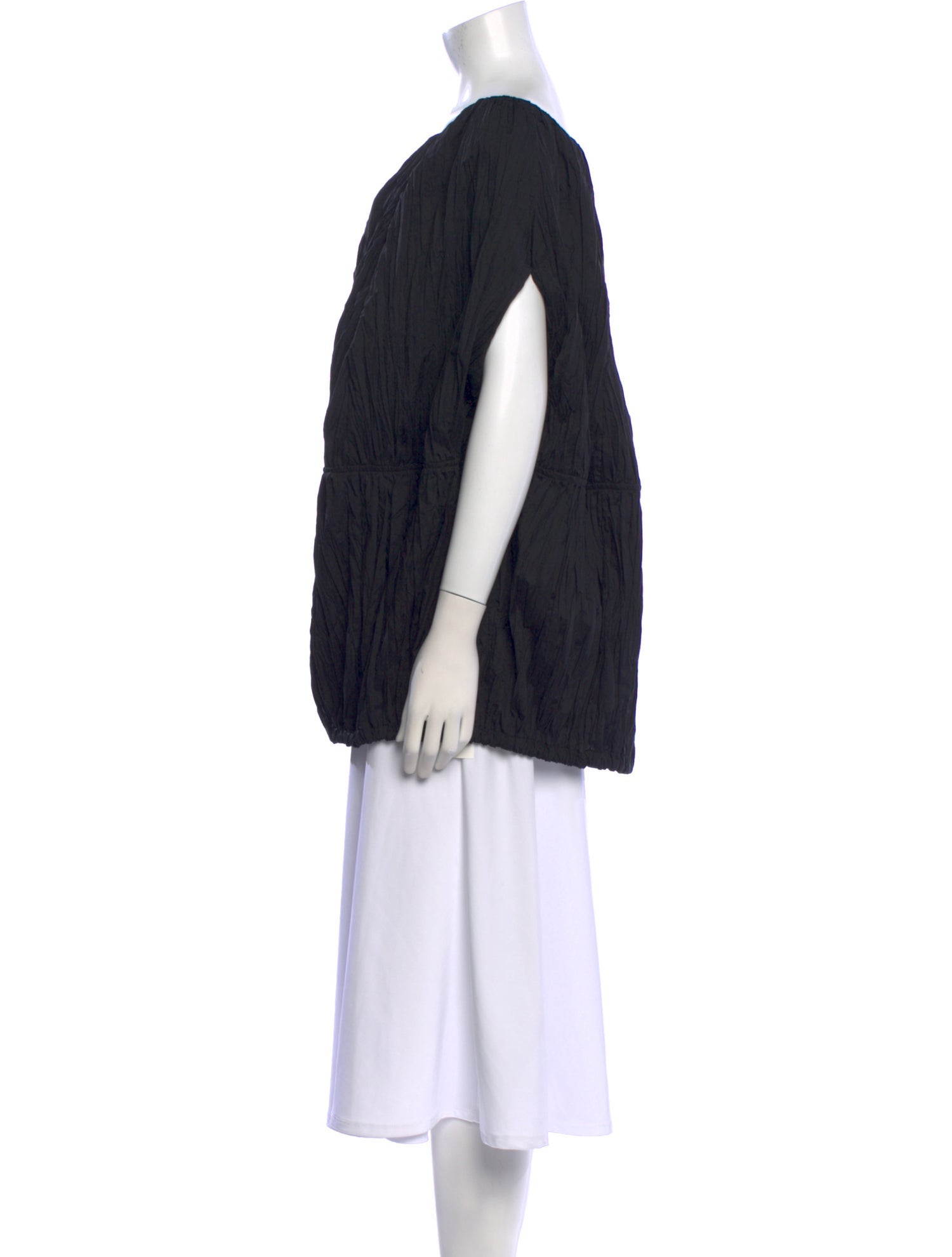 Co. Bateau Neckline Three-Quarter Sleeve Tunic