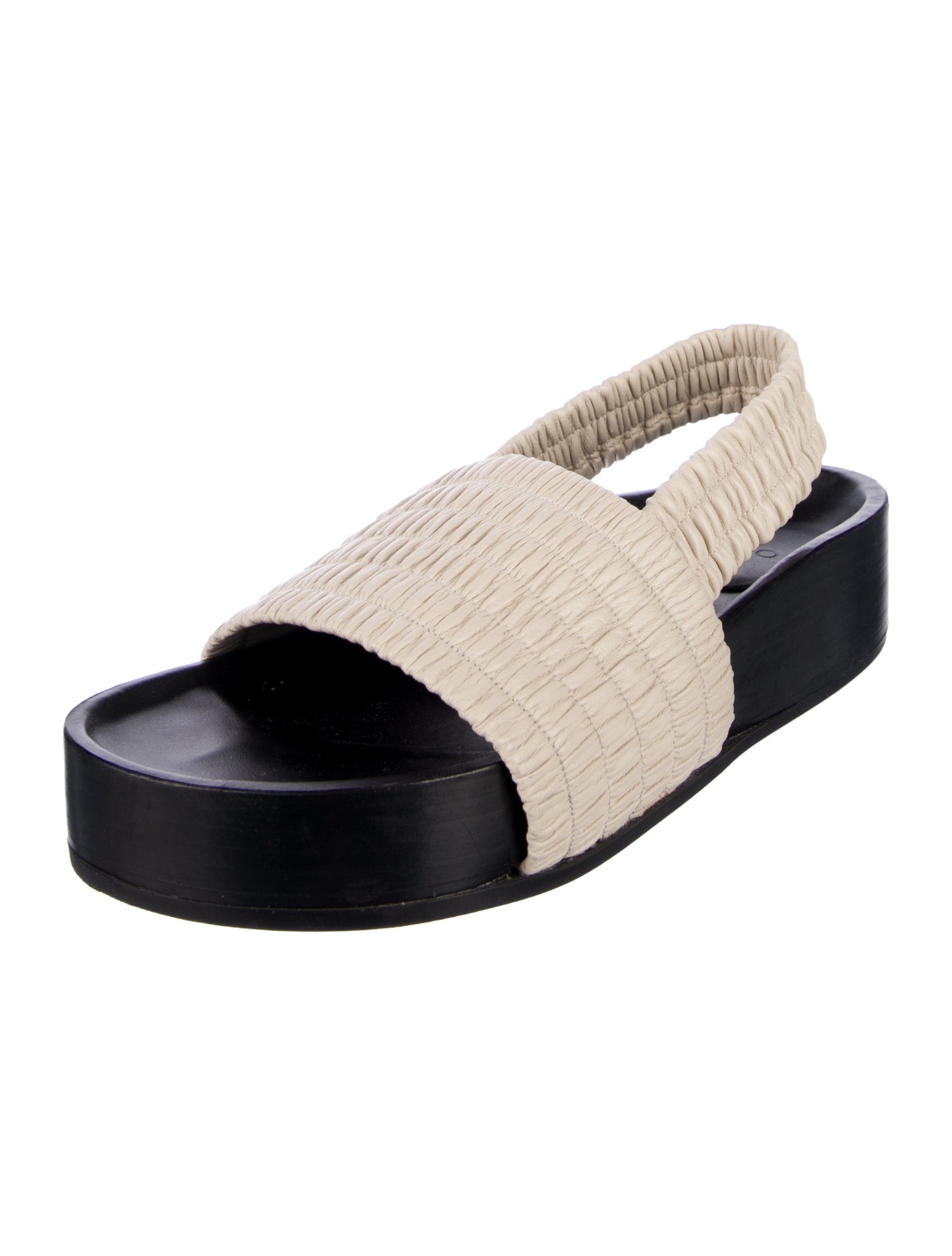 Co. Leather Slingback Sandals