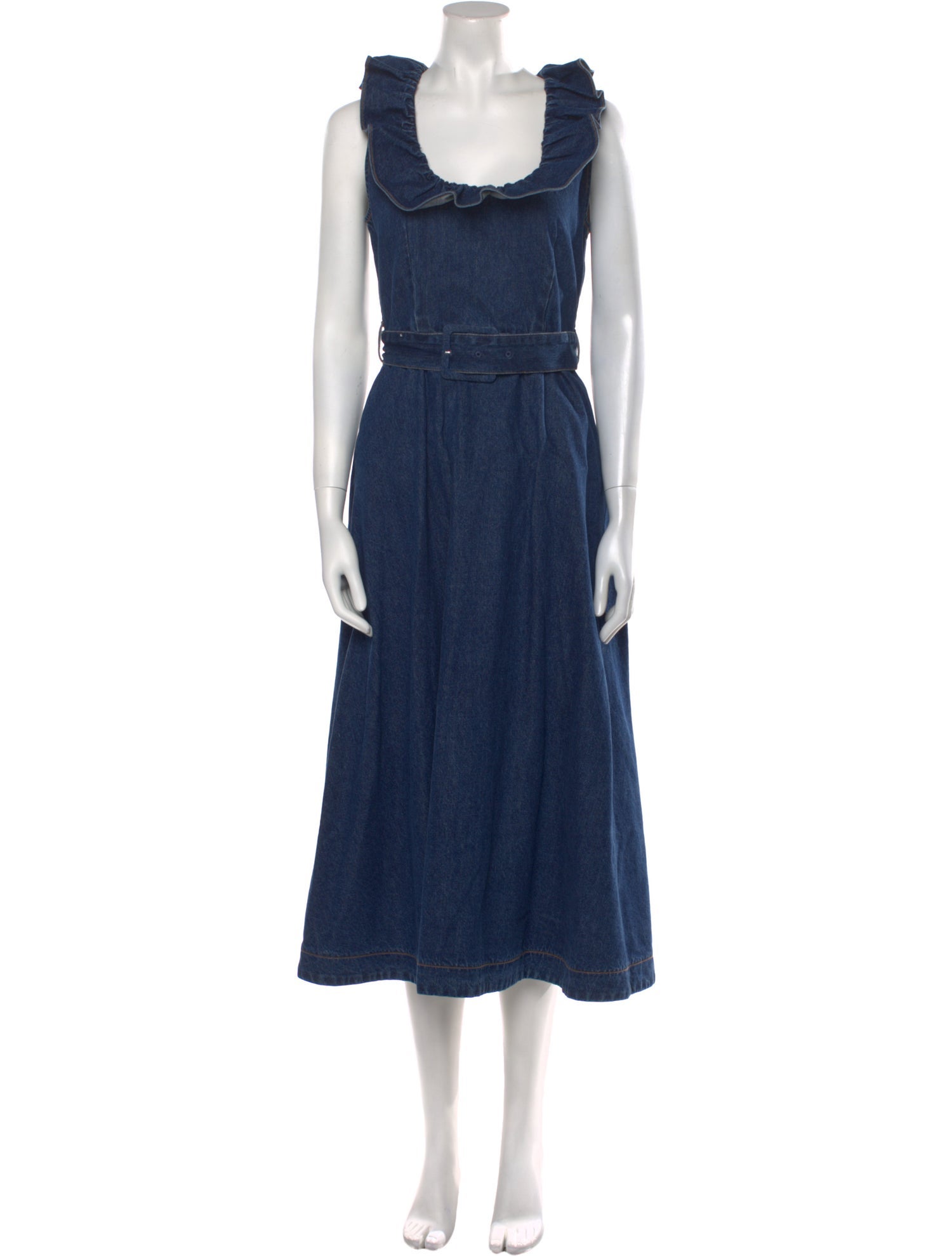 Co. Scoop Neck Long Dress