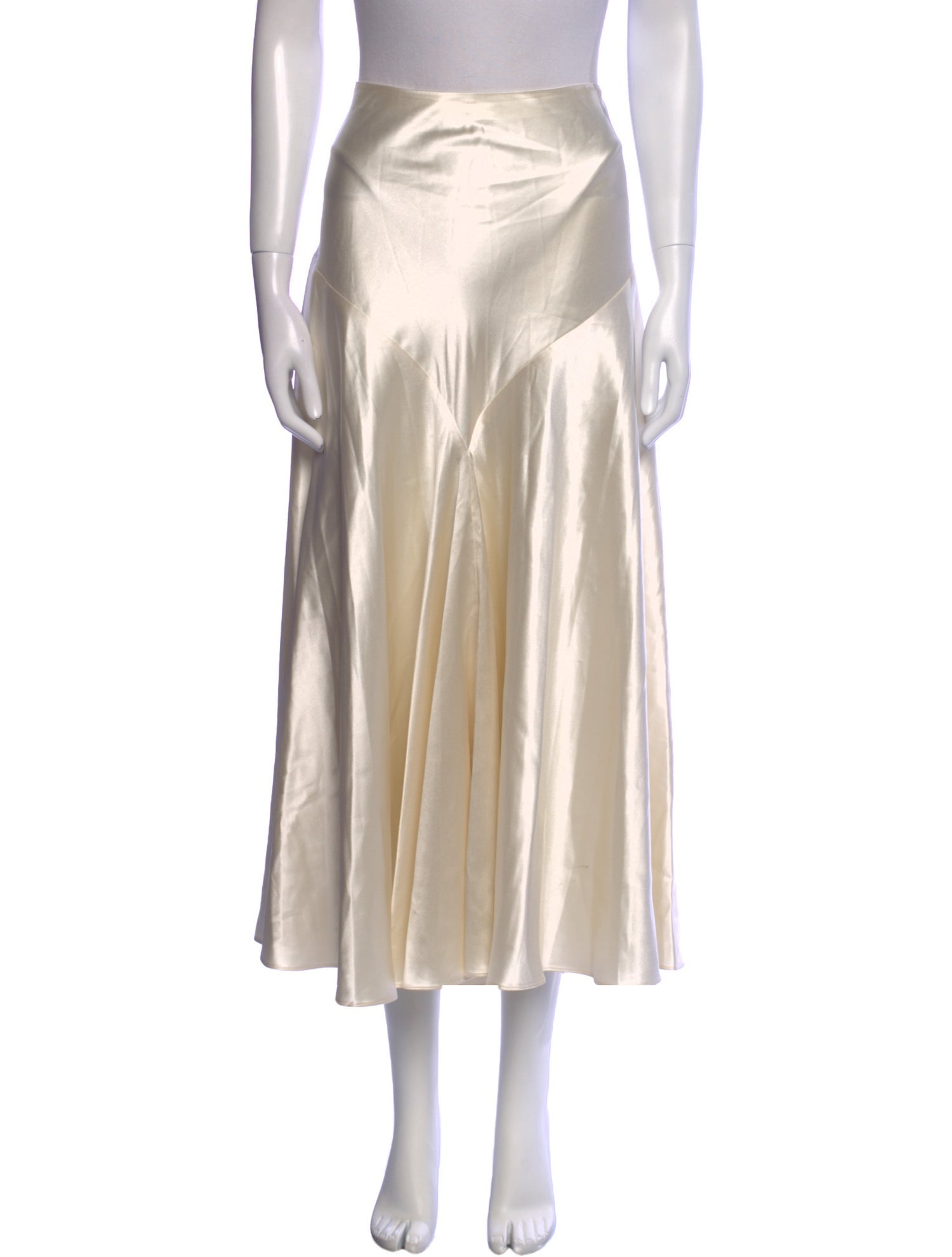 Co. Silk Midi Length Skirt