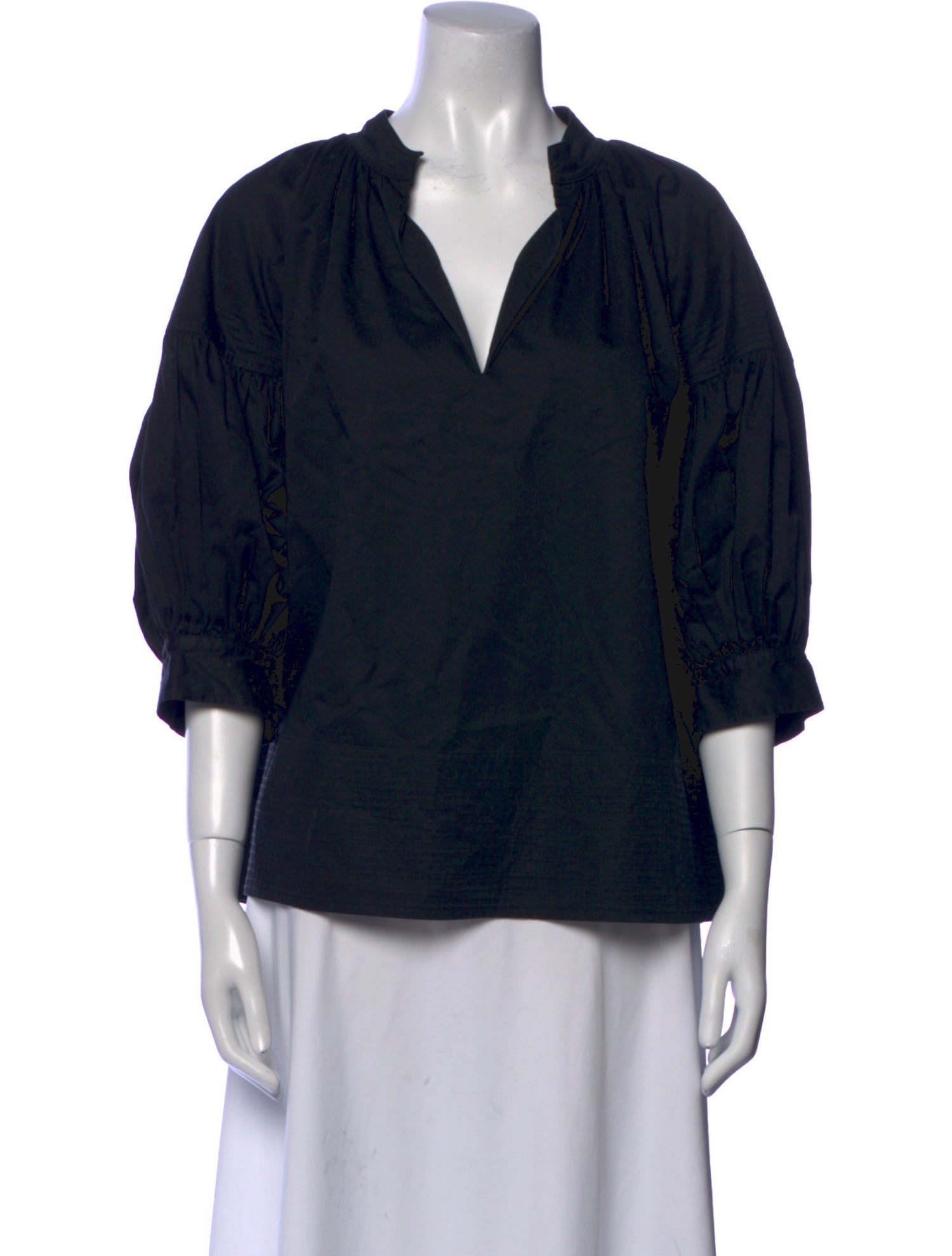 Co. V-Neck Three-Quarter Sleeve Blouse