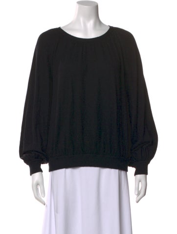 Pre-owned Co Cashmere Sop Neck Sweatshirt In Black