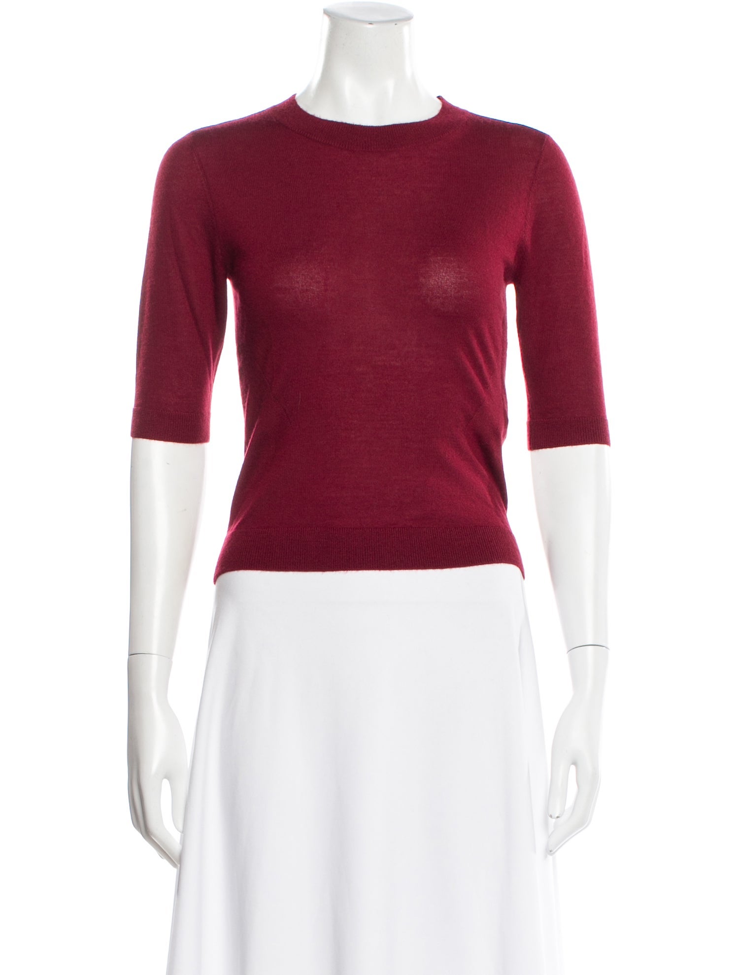 Co. Cashmere Crew Neck Top