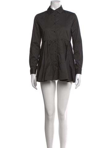 Pre-owned Co Mini Dress In Black