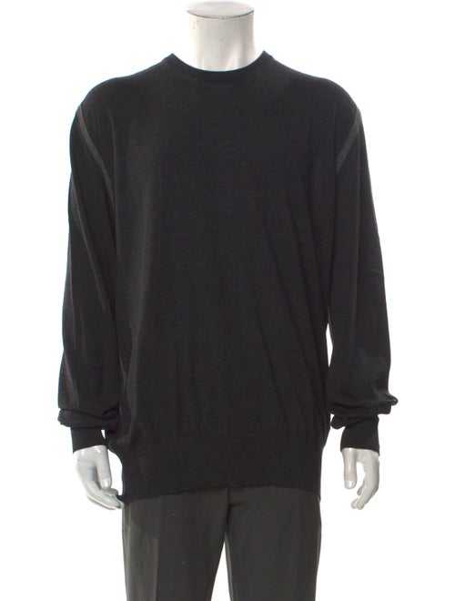 Cortigiani Virgin Wool Crew Neck Pullover