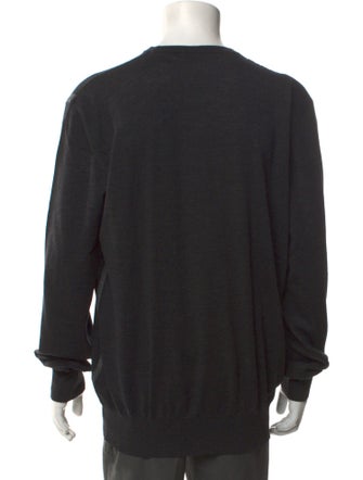 Cortigiani Virgin Wool Crew Neck Pullover